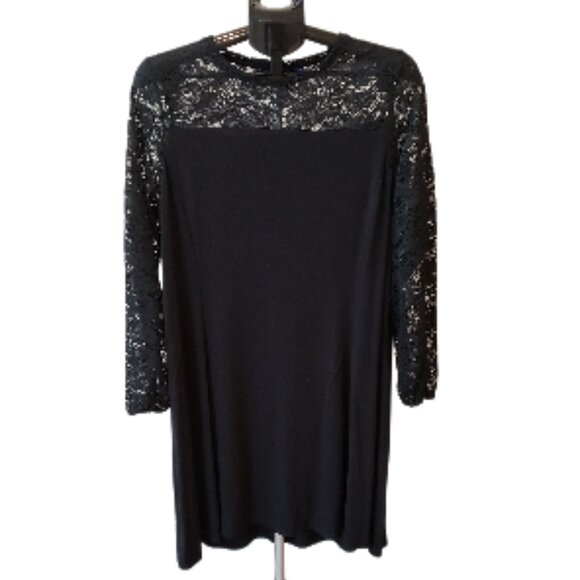 APT.9 Black dress w/Lace, Size:  XL - Picture 1 of 8